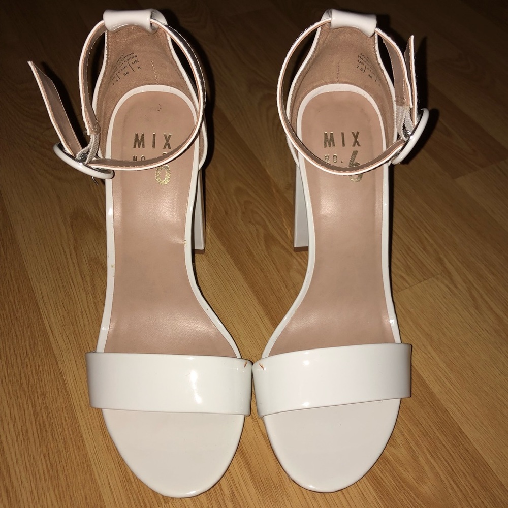 DSW White Heels